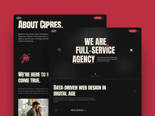 Cipres Agency template preview